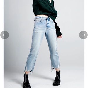 Pistola Charlie High Rise Straight Leg Jeans In Ruthless Size 28